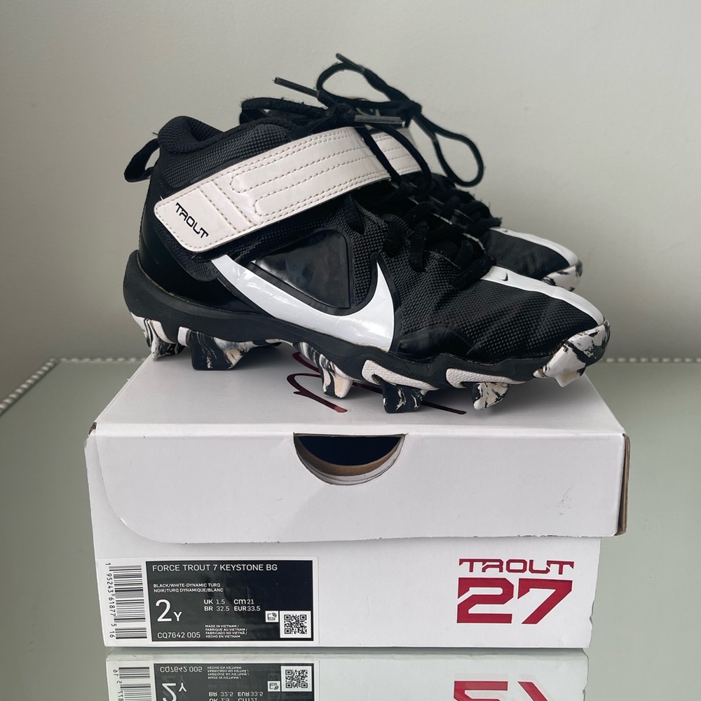 Nike Kids' Force Trout 7 Keystone Baseball Cleats - Youth Size 2